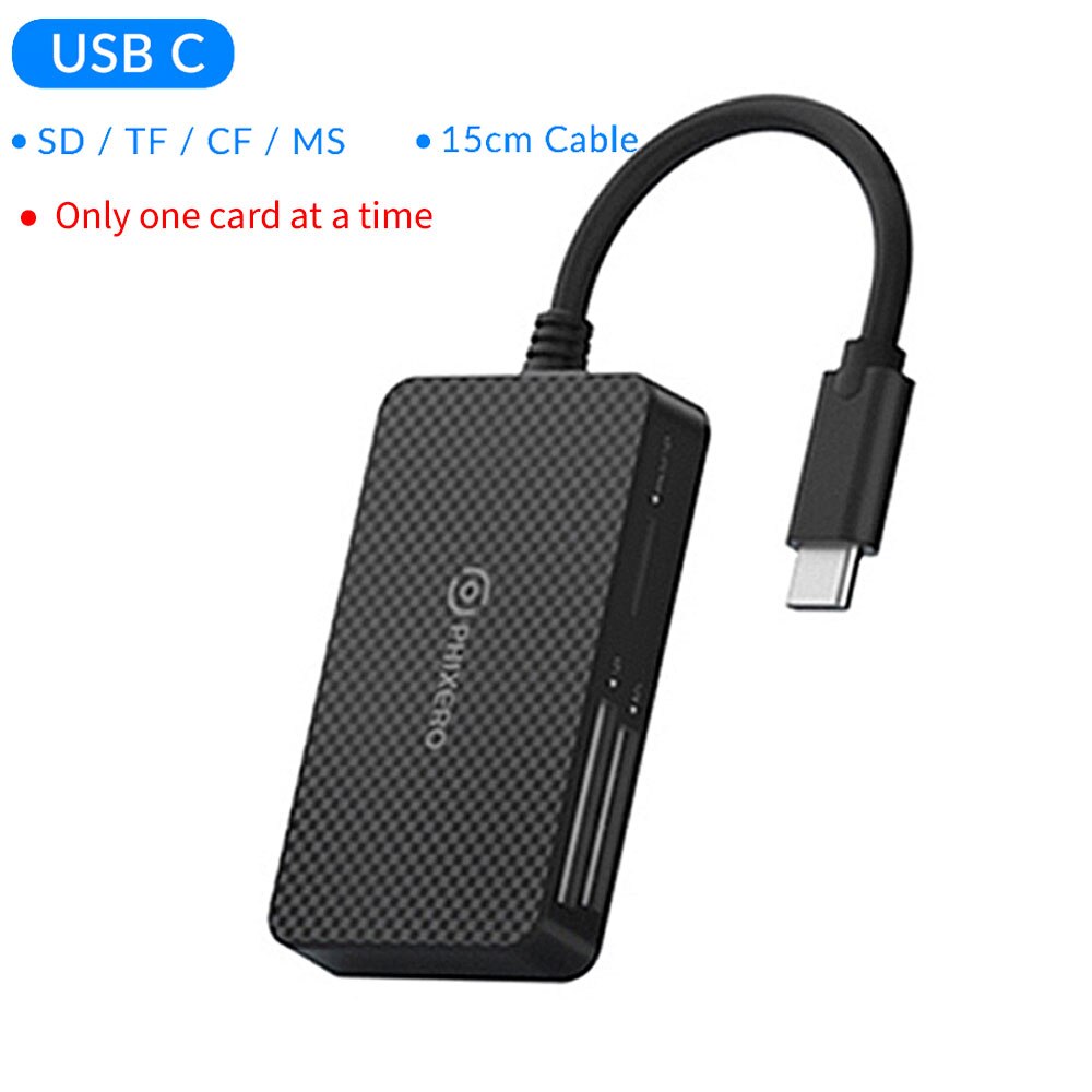 USB 3.0 Type C 4 in 1 Card Reader