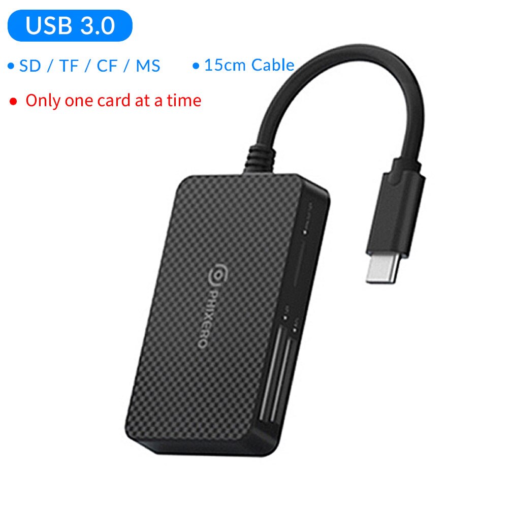 USB 3.0 Type C 4 in 1 Card Reader