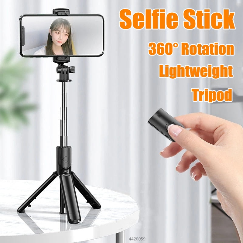 Foldable Wireless Bluetooth Selfie Stick