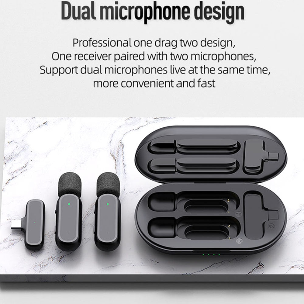 Wireless Lapel Microphone Micro Telephone Portable