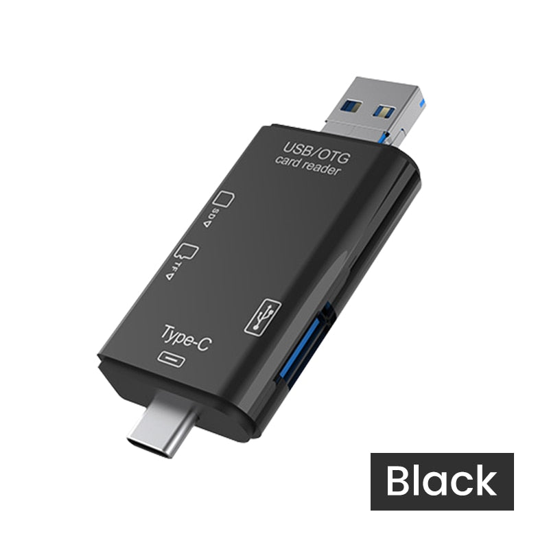 OTG SD TF Card Reader 480Mbps High-speed Transmission