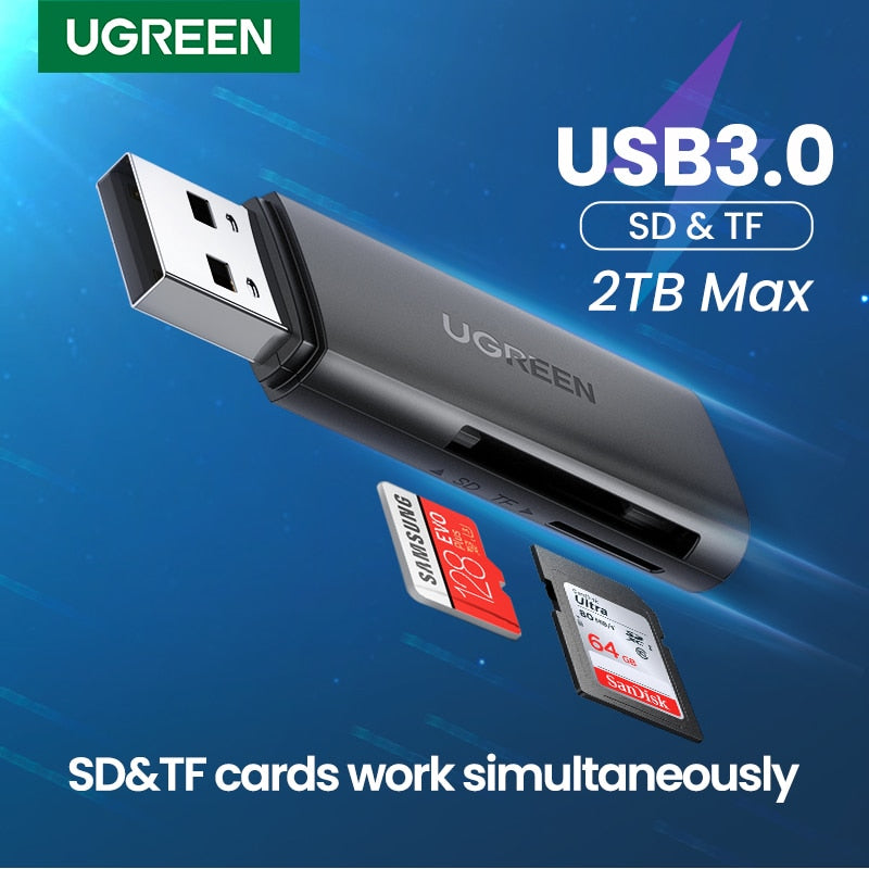 Card Reader USB 3.0 to SD Micro SD TF Memory Card