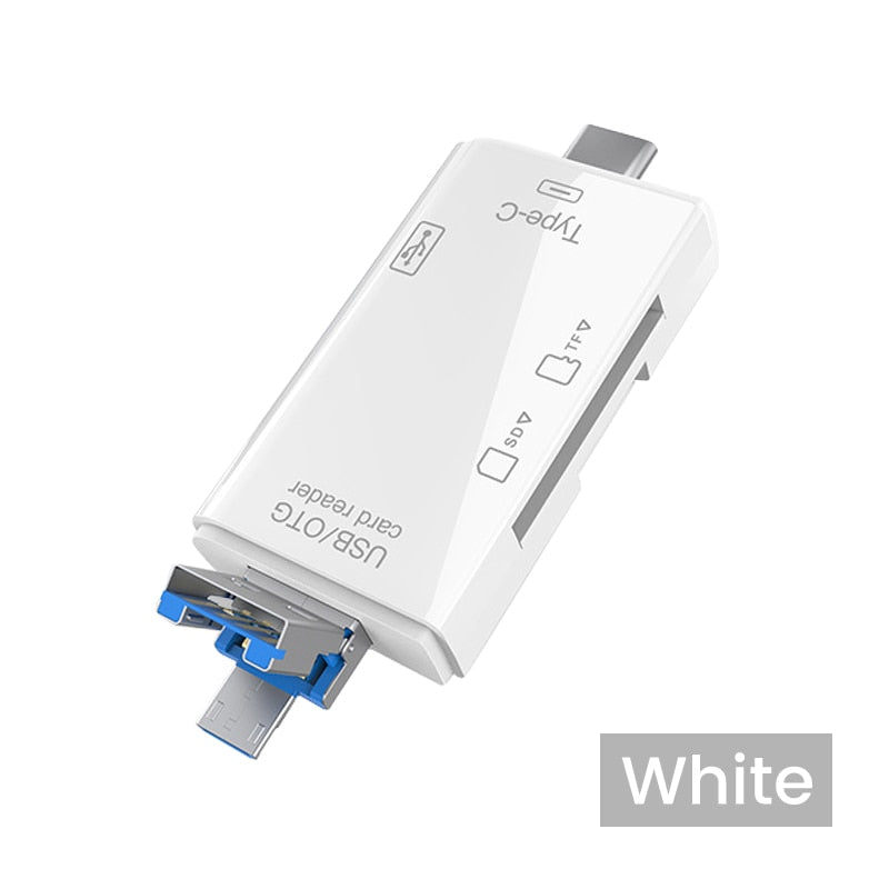 OTG SD TF Card Reader 480Mbps High-speed Transmission