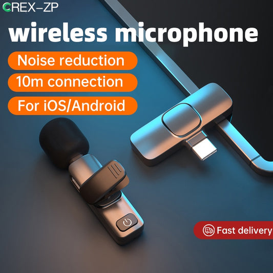 Lavalier Wireless Lapel Microphone